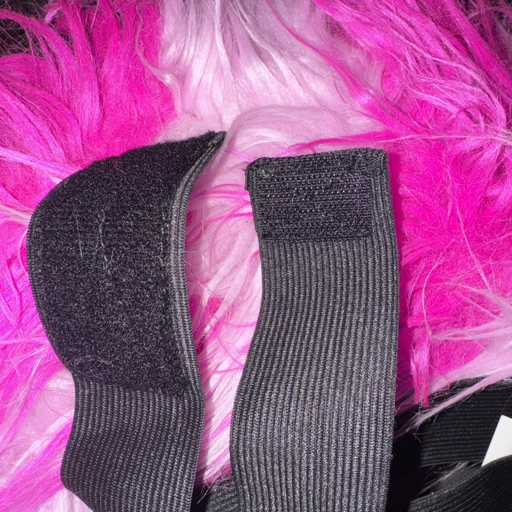 Disney Parks Cheshire Cat Furry Tail Costume Alice In Wonderland Pink Stripe NWT - Picture 5 of 11